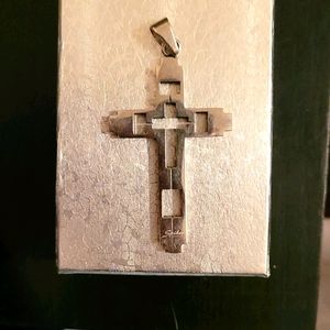 Unisex Cross in cross pendant.